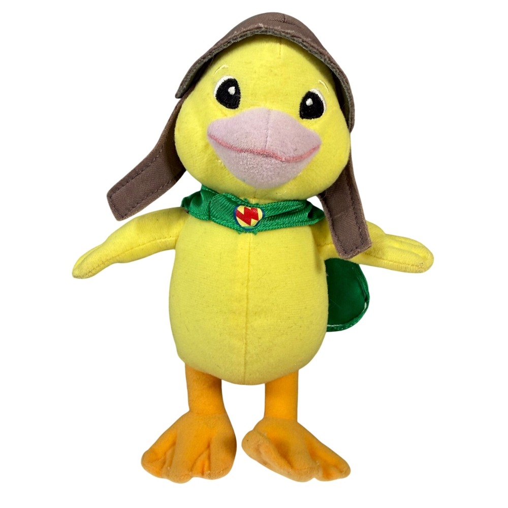 Fisher Price Plush Wonder Pets Ming-Ming Small Yellow Cape Aviator Hat Toy